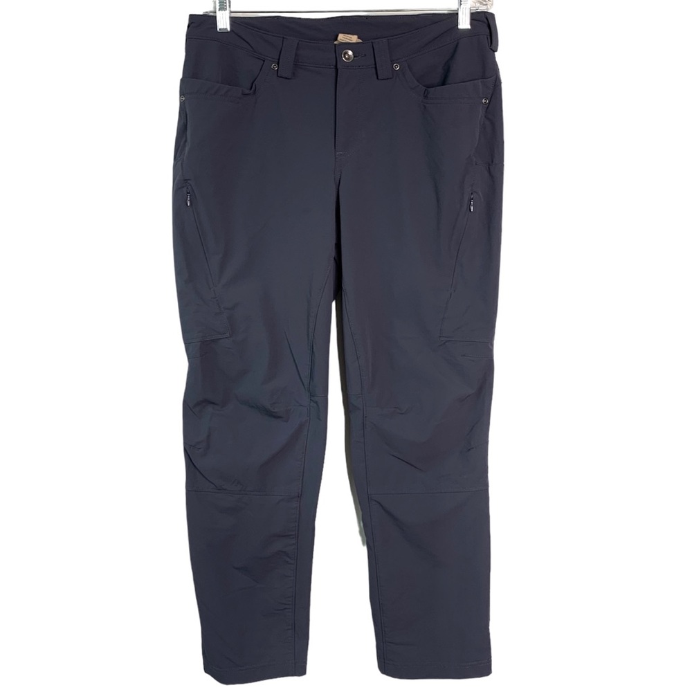 Duluth Trading Womens Flexpedition Pants Ink Blue Sz 12x29 Outdoorsy Trail VGUC